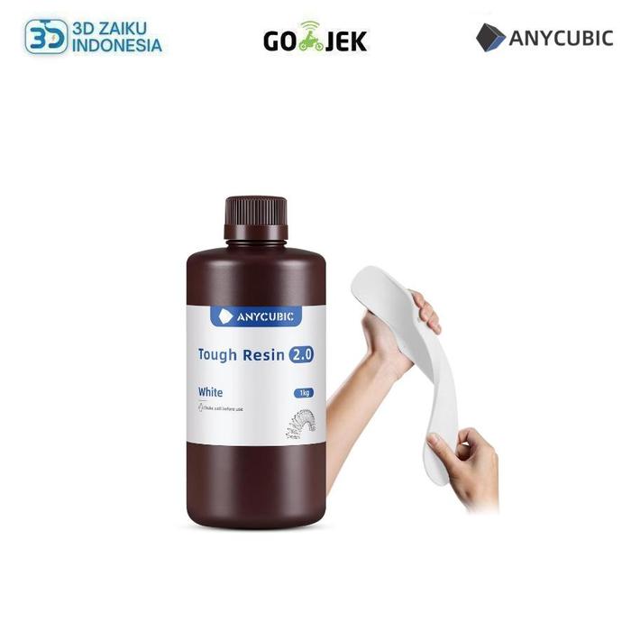 Gambar Anycubic Resin Flexible Tough High Rigid Resin 3D Printer 1 Liter - White dari 3D Zaiku Indonesia undefined Tokopedia
