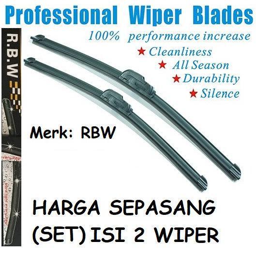 Gambar Untuk Wiper Toyota Fortuner ALL TIPE RBW FRAMELESS Kompatibel - 22 20 dari Aura Automachine undefined Tokopedia