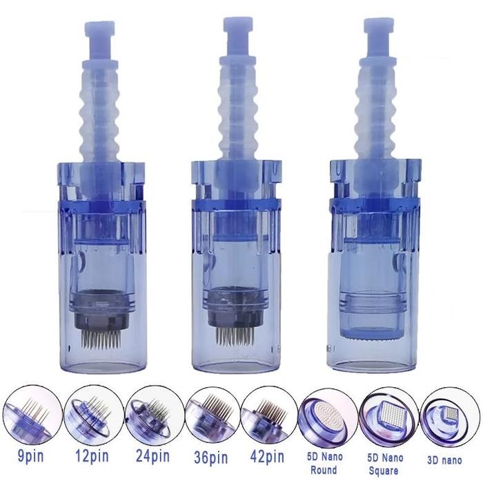 Jual Sale 10/20/50Pcs Pen A6 Needle Cartridge Derma Pen