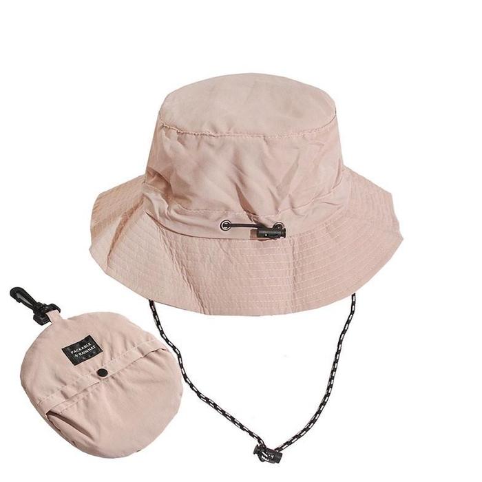 Gambar READY OHSOME-Dylee&Lylee Waterproof Bucket Hat/Storage Bucket Hat/Four Colors G00D QU4LITY - Pink dari myrosee undefined Tokopedia