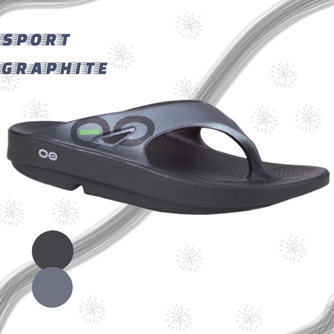 Gambar OOFOS Men Sandal Ooriginal Sport Black Graphite Terlaris - Graphite, 43 dari Zara Cosmo undefined Tokopedia