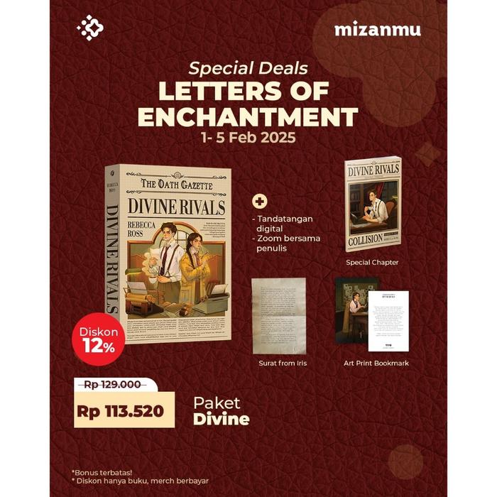 Gambar Special Deals! - Seri Letters of Enchantment Buku Divine Rivals & Buku Ruthless Vows - PAKET DIVINE dari ZAHRABOOKSS undefined Tokopedia