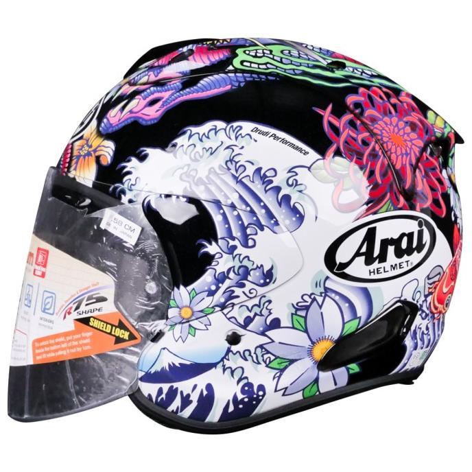 Gambar Arai SNI VZ-RAM ORIENTAL Helm Half Face Original - Black - L dari Larana-Shop undefined Tokopedia