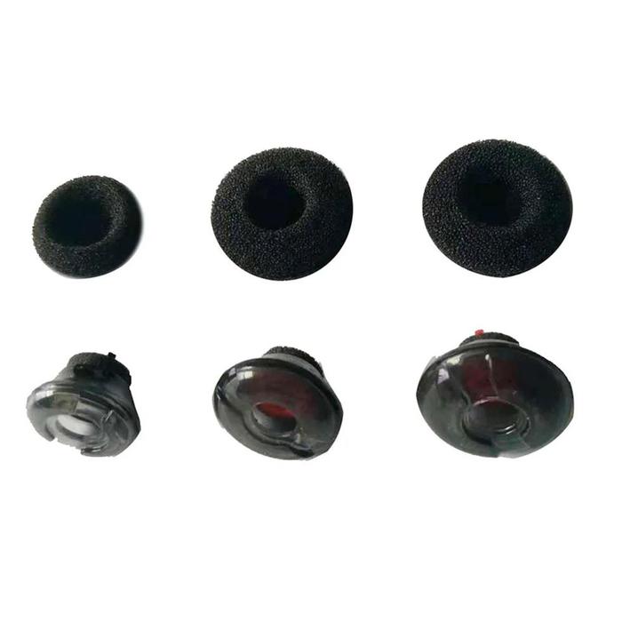 Jual 6pcs Memory Foam Ear Tips Silicone In-Ear Earphone Earbuds