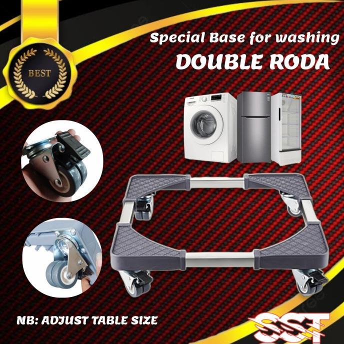 Gambar RODA KULKAS ALAS KULKAS ALAS MESIN CUCI ALAS LEMARI ES DOBLE RODA TERBARU - SINGGEL RODA dari mikhasee undefined Tokopedia