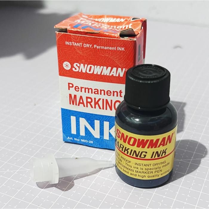 Gambar REFILL SPIDOL SNOWMAN (Hitam) / Isi Ulang Tinta Spidol Snowman Whiteboard (BG12) & Permanent Marker (G12) - Permanent dari LCB-Warehouse undefined Tokopedia