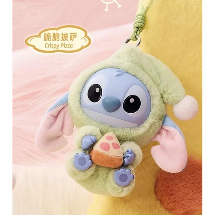Gambar Miniso Disney Stitch Eat Something Before Sleep Plush Blind Box/ Selected Keychain - Crispy Pizza dari TOYADDICT undefined Tokopedia