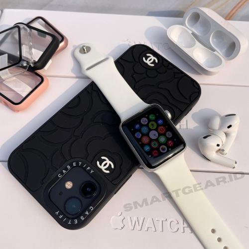 Gambar iwatch series 1 / 7000 42mm & 38mm second fullset apple watch inter original 100% mulus like new bergaransi smartwatch jam tangan pria dan wanita - Putih, 38 MM dari Smartgear.id undefined Tokopedia