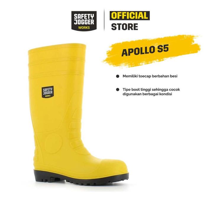 Gambar Safety Jogger Works Sepatu Boots Karet Apollo S5 Safety Boot - 38 dari Anandito1207 undefined Tokopedia