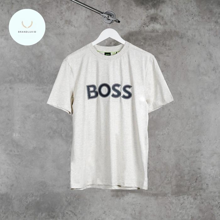 Kaos Hugo Hugo Boss Large Logo T Shirt Promo Hugo Boss Big Text