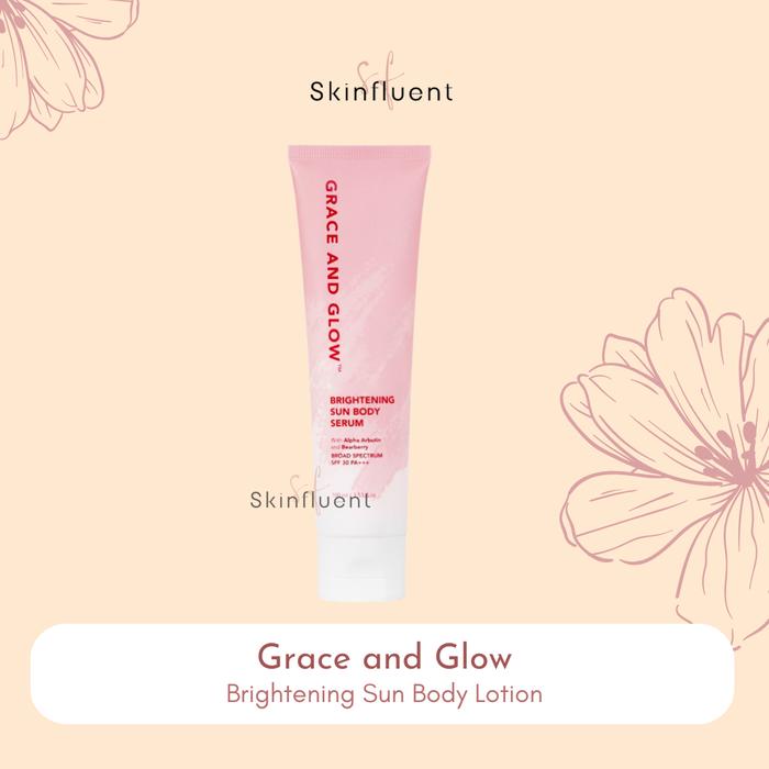 Gambar Grace and Glow Brightening Sun Lotion Body Serum SPF 30 PA+++ Sun block badan dari Skinfluent undefined Tokopedia