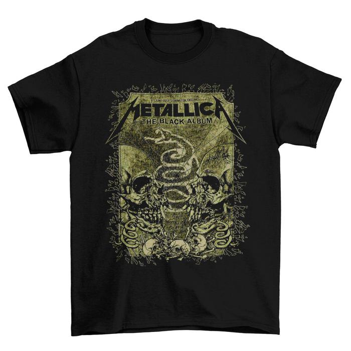 Metallica The Black Album Kaos Band Original Gildan S