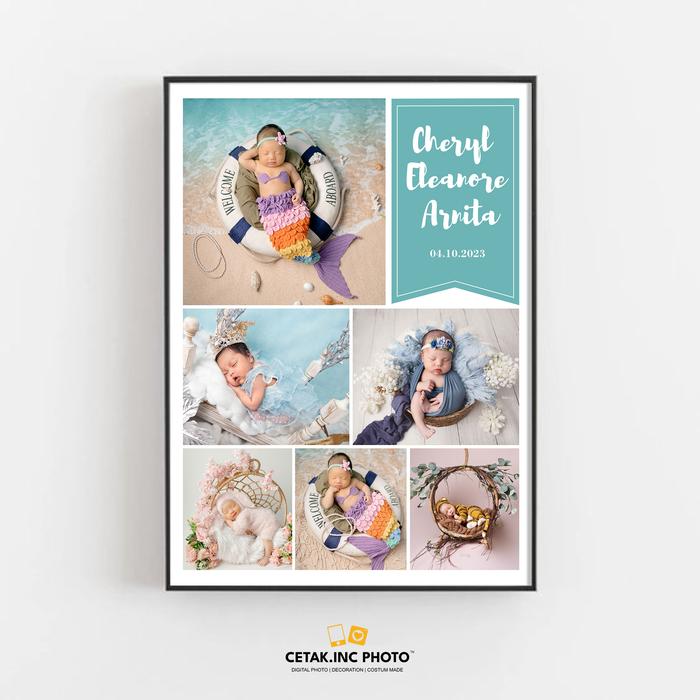 Gambar INSTAMIX SUPERWIDE | Foto dinding kolase Aesthetic frame 40x60 cm - 6 FOTO, 12R (30X40CM) dari Cetakinc Photo undefined Tokopedia