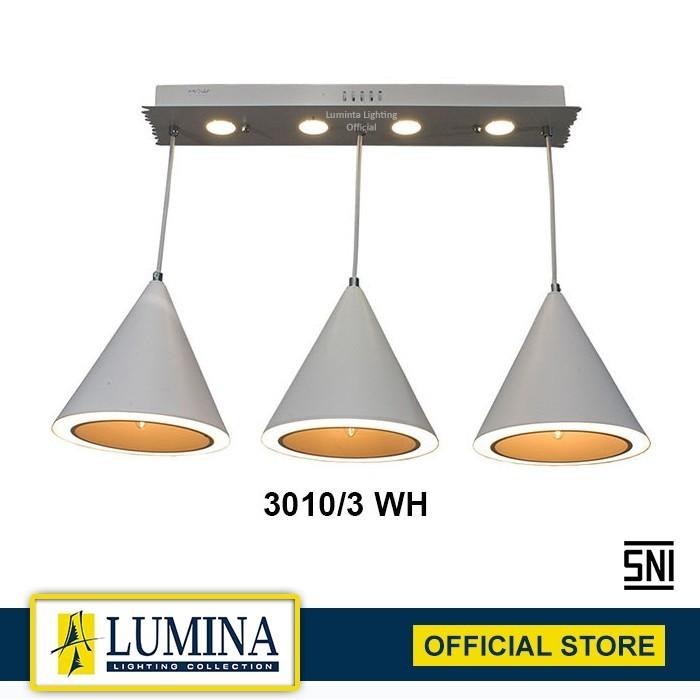 Gambar Lampu Hias Lampu Gantung Model Minimalis - Type 3010/3 LUMINA - 3010/3 WH dari Lumina Lighting undefined Tokopedia