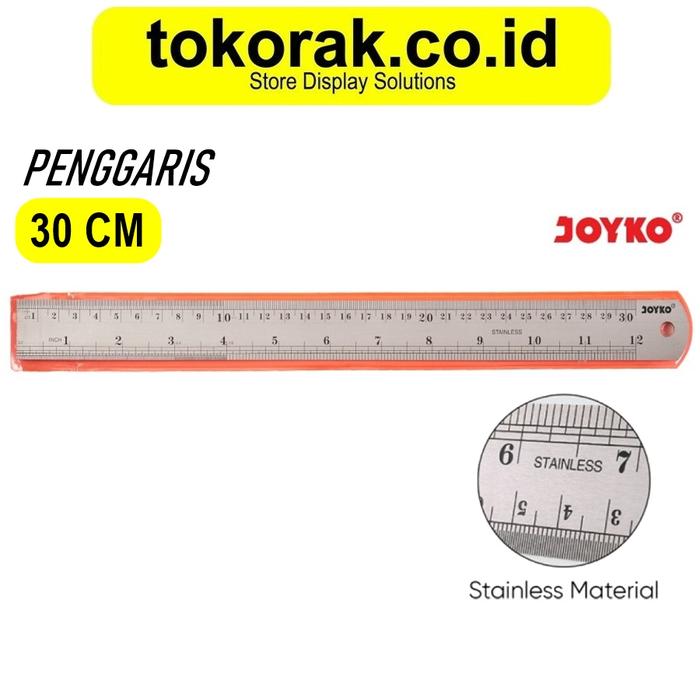 Jual JOYKO PENGGARIS BAJA TAHAN KARAT 15CM 30CM JOYKO STAINLESS STEEL ...