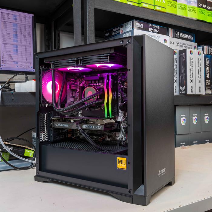 Gambar MIJ CORE / AMD RYZEN 5 5600 / RX 9060 XT / PC GAMING DESAIN - Hitam dari MIJ KOMPUTER undefined Tokopedia