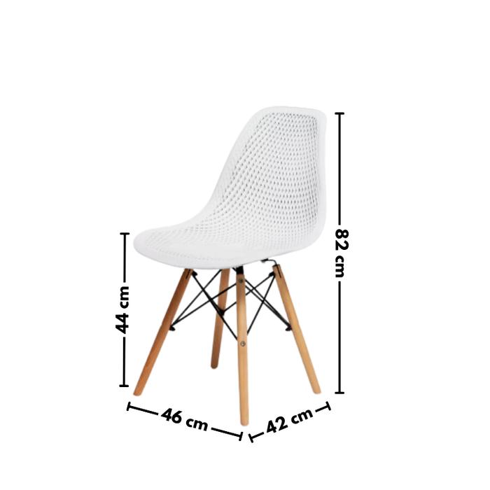 Gambar Meja Kursi Cafe Set 4 Kursi 1 Meja Kayu Minimalis Bangku Makan Multi Tempat Kursi Kerja Plastik Kursi Taman Kursi Milenial High Quality - MK - Y8A9-Putih dari Unix Store 88 undefined Tokopedia