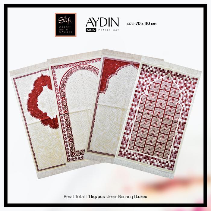 Gambar Sajadah Lipat Aesthetic Turki Halus Aydin Sina 70x110 Cm - Red dari Sufi Carpet Kota Administrasi Jakarta Pusat Tokopedia
