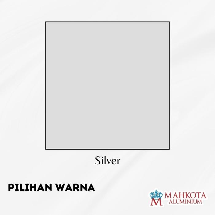 Gambar HOLLOW / KOTAK ALUMINIUM 11x23 MM - Silver dari Mahkota Aluminium_NEW undefined Tokopedia