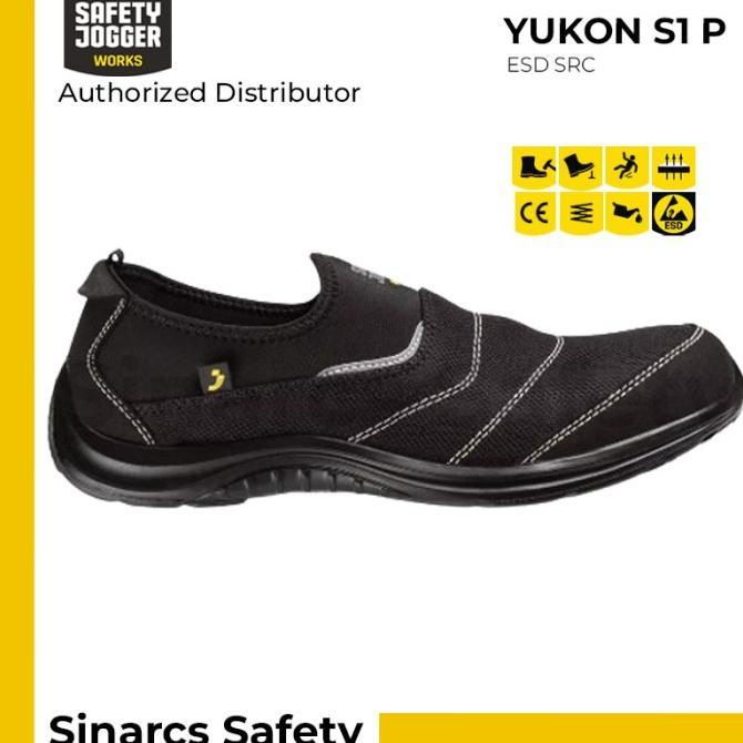 Gambar NEW Sepatu Safety Jogger YUKON S1P Low - Black / Hitam - Size 41 dari Lavio Market undefined Tokopedia
