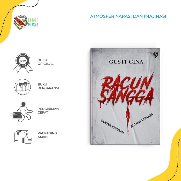 Gambar Buku Novel Horor - Racun Sangga - Gusti Gina - Gagas Media - Bumifiksi - reguler dari Bumi Fiksi Makassar undefined Tokopedia