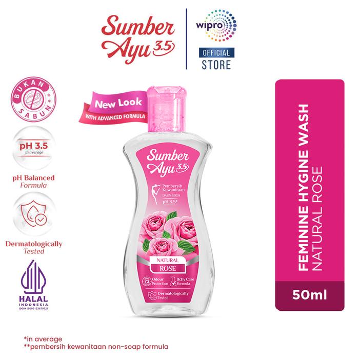 Gambar Sumber Ayu Feminine Hygiene Wash Natural Rose - 50ml - 50 ml dari wiprounzaid undefined Tokopedia