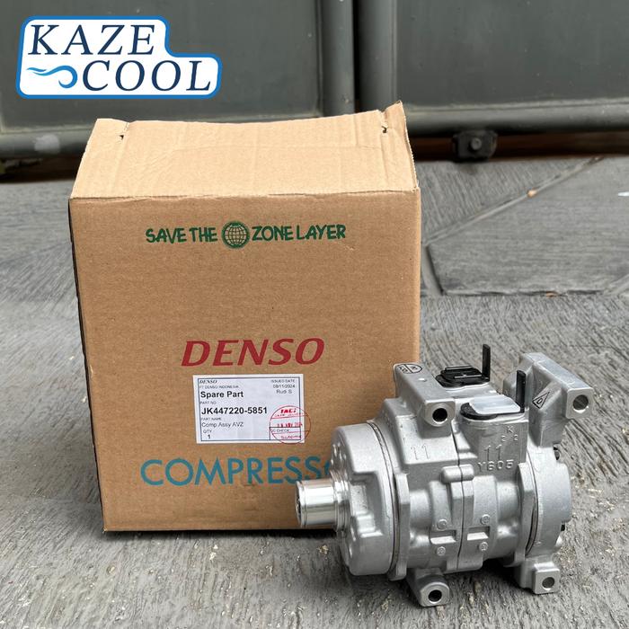 Gambar Compresor Kompresor AC Mobil Avanza Rush Terios Yaris Vios Denso 5851 dari Kaze Cool undefined Tokopedia