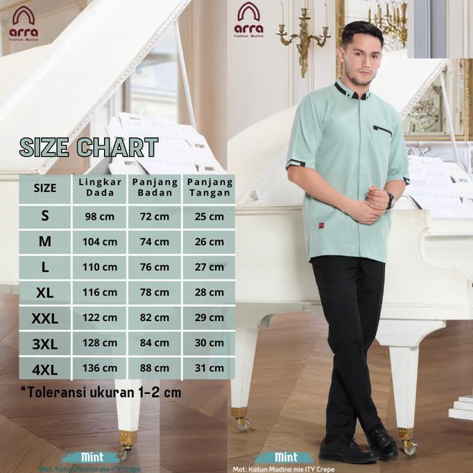 Gambar New Arrival Baju Couple Sarimbit Keluarga Muslim Gamis Koko Ibu Dan Anak Murah - Koko Ayah, L dari Topi ade undefined Tokopedia