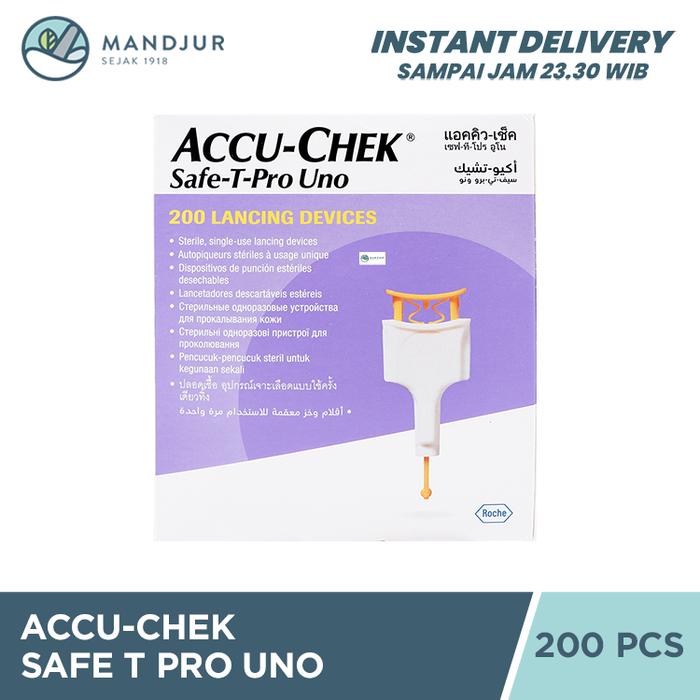 Gambar Accu-Chek Safe T Pro Uno 200 Pcs - Jarum Lancet Steril dari Apotekmandjurofficial undefined Tokopedia