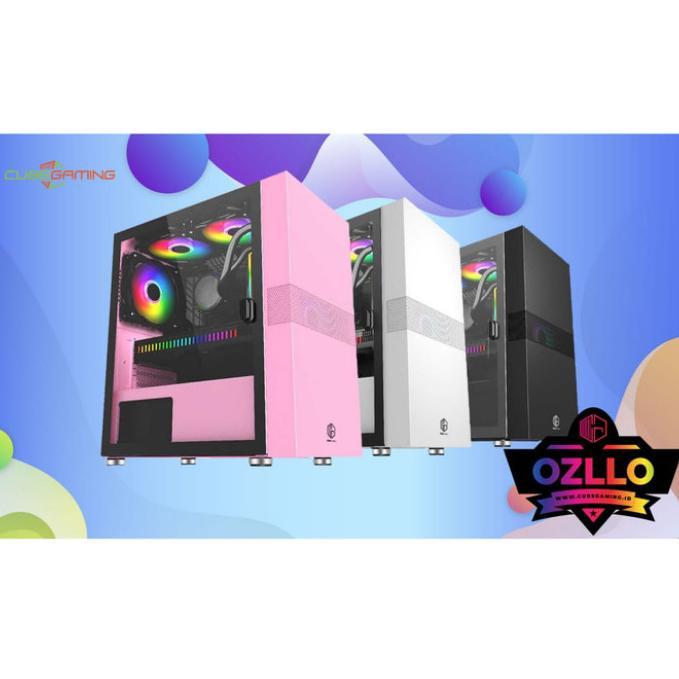 Jual CASING CUBE GAMING OZLLO BLACK/WHITE/PINK Kota Depok