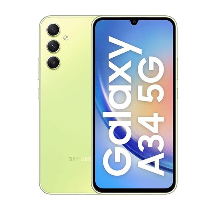 Gambar Samsung Galaxy A34 5G 8/256Gb - Garansi Resmi Samsung Indonesia - Awesome Lime dari tahaki berkah jaya_NEW undefined Tokopedia