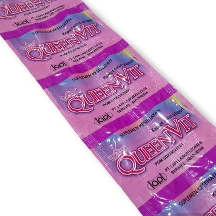 Gambar QUEEN VIT STRIP ISI 10 KAPLET dari Farma kira undefined Tokopedia