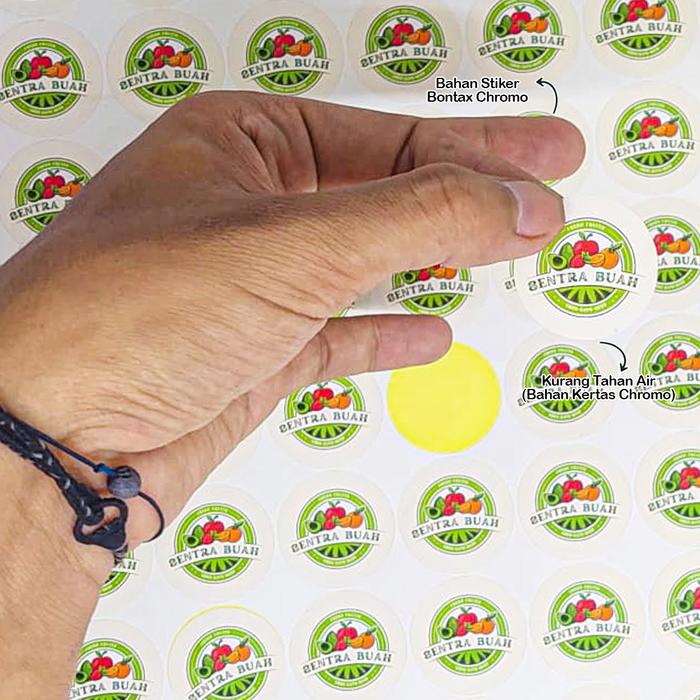 Gambar Thank You / Cetak Stiker Thank You / Custom Sticker Terima Kasih / Label Stiker Botol Kemasan Makanan - Chromo, BULAT 2X2CM dari Nuhsantara Merchandise. undefined Tokopedia