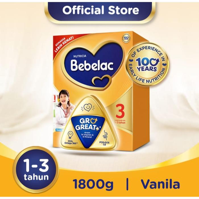 Gambar Bebelac 3/4 Madu/Vanila 1800gr - Tahap 3 Vanila dari GaleriSusu&DiaperViollet undefined Tokopedia