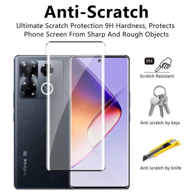 Gambar BARU !! TEMPERED GLASS INFINIX NOTE 40S 40 PRO 40 PRO PLUS ANTI GORES FULL COVER CURVED EDGE - INF NOTE 40S dari Qween Bee undefined Tokopedia