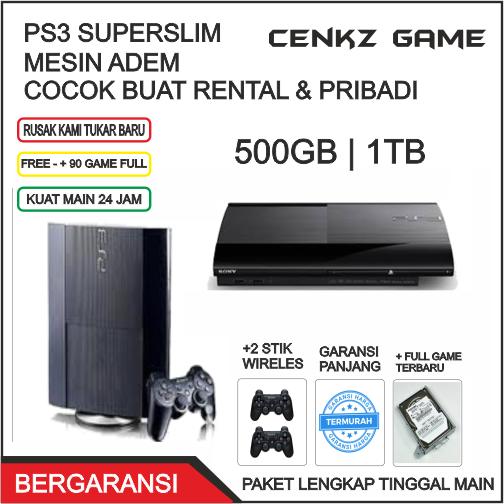 Gambar PS3 SUPER SLIM SERI 4000X FULL GAME HDD 1TB/500GB/320GB/250GB/160GB/120GB - KUALITAS GRADE A - MOTHERBOARD dari Cenkz_game undefined Tokopedia