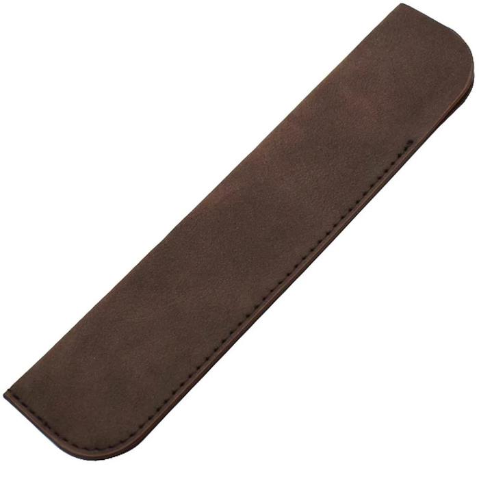 Gambar PU Leather Single Fountain Pen Case Pen Sleeve Pouch Ballpoint Pencil Protective Cover Holder for Men Women Office Business Gift - Coffee dari Twenty Olshoperba undefined Tokopedia