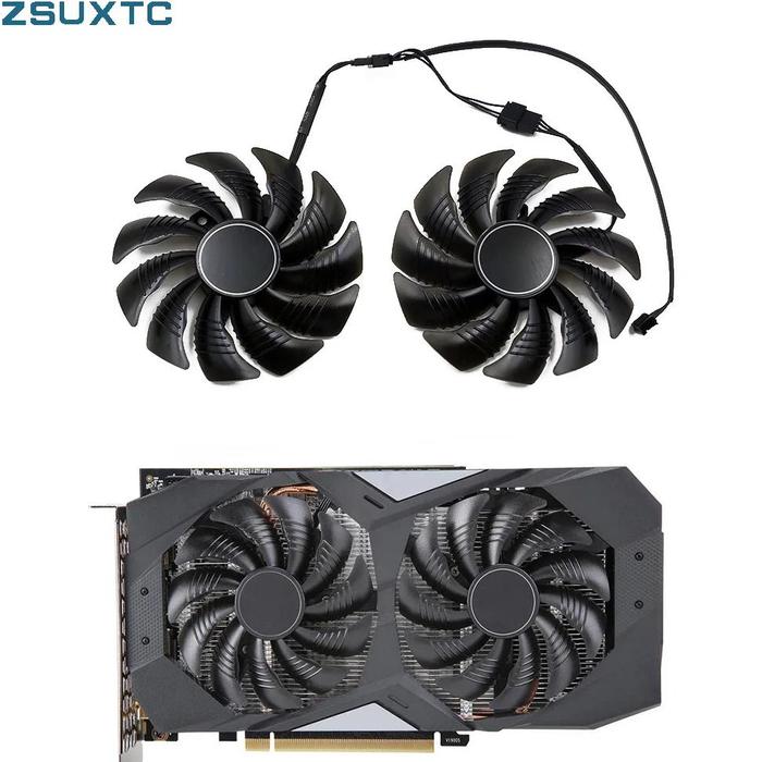 Gambar FP004 88MM Cooler Fan Replacement For Gigabyte RTX 1650 1660 1660Ti 2060 2070 Super Graphics Video Card Cooling Fans dari BimGranger undefined Tokopedia