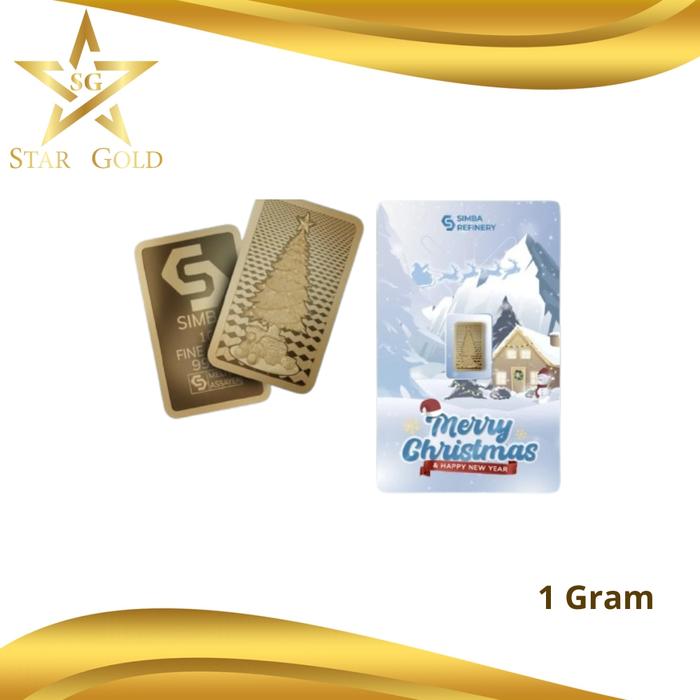 Gambar Logam Mulia SIMBA CHRISTMAS By Simba Refinery - 1 Gram dari Stargoldmkb undefined Tokopedia