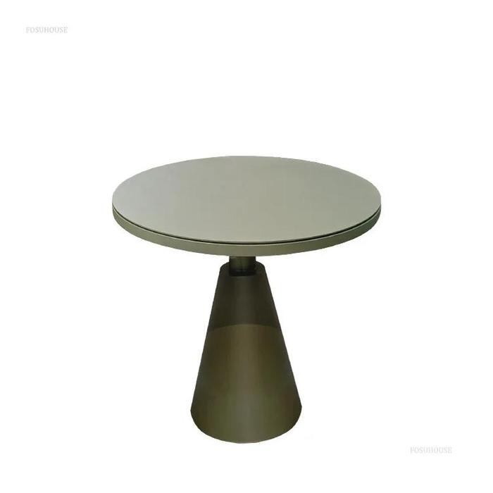 Gambar Modern Aluminum Outdoor Table and Chair Courtyard Garden Furniture Sets Outdoor Patio Woven Rope Chairs Outdoor Furniture Sets M - C 80cm table dari Maricadamescu undefined Tokopedia