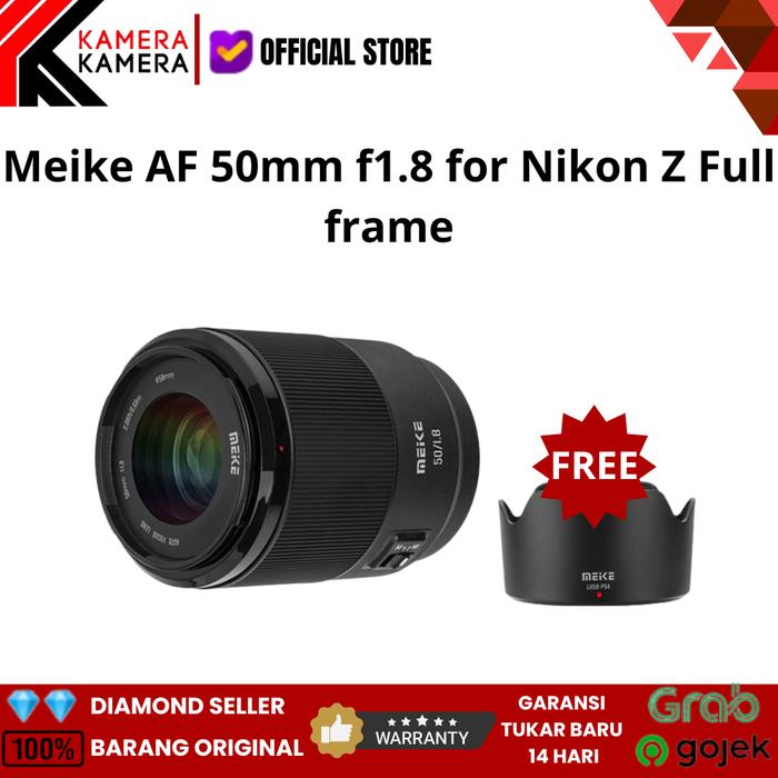 Promo Lensa Meike AF 50mm for Nikon Z Fullframe Garansi Resmi
