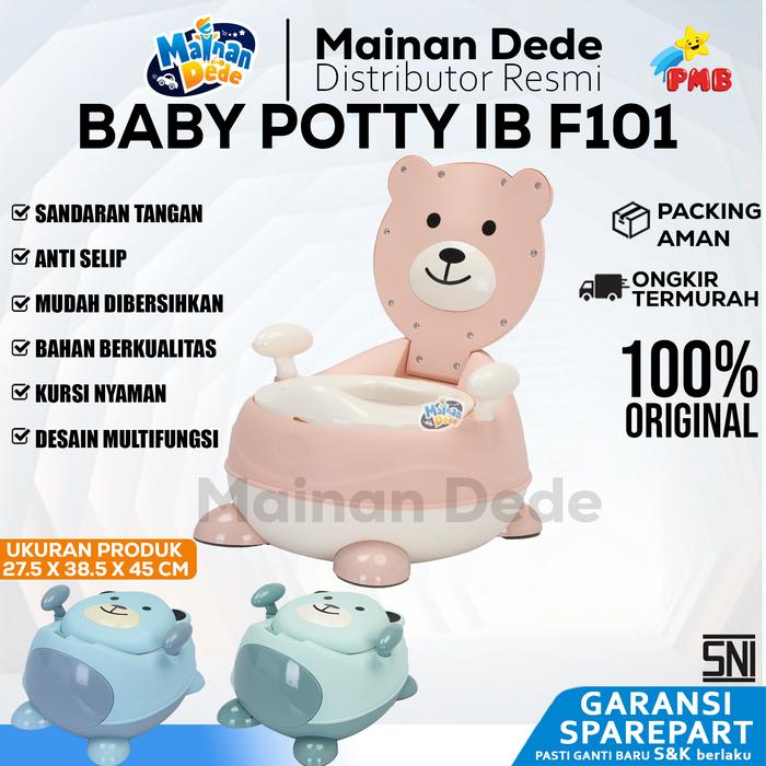 Gambar IORA BABY IB-F101 PMBTOYS BABY POTTY KARAKTER TOILET TRAINING ANAK PISPOT ANAK PORTABLE - Pink, DUS BAWAAN dari Mainan Anak Dede undefined Tokopedia