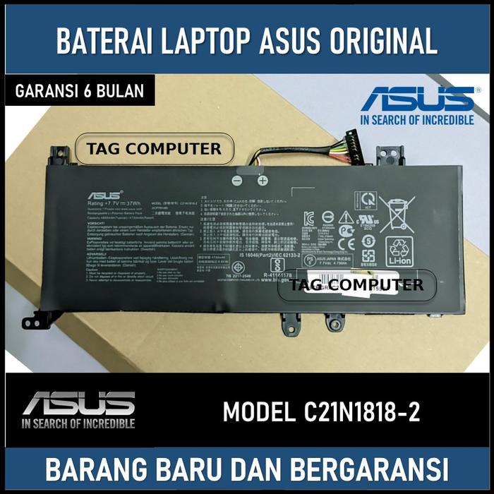 Gambar BATTERY BATERAI LAPTOP ASUS VIVOBOOK B21N1818-2 C21N1818-2 dari tagcomputer undefined Tokopedia