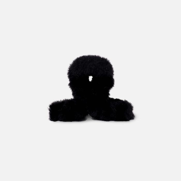 Gambar Stroberi Fur Mini Teardrop Hair Clip - Black dari Stroberi Accessories undefined Tokopedia