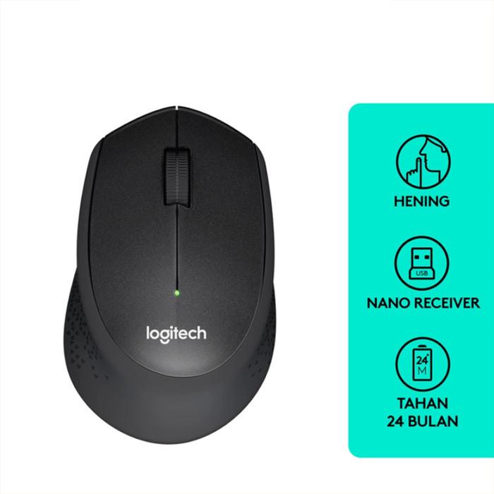 Gambar Logitech M331 Mouse Wireless Silent Click - Garansi Resmi - Hitam dari YOUNGS COMPUTER undefined Tokopedia
