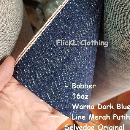 Jual Bahan Kain Selvedge Thanoz 20oz Bekaro Bratatex Jeans Denim