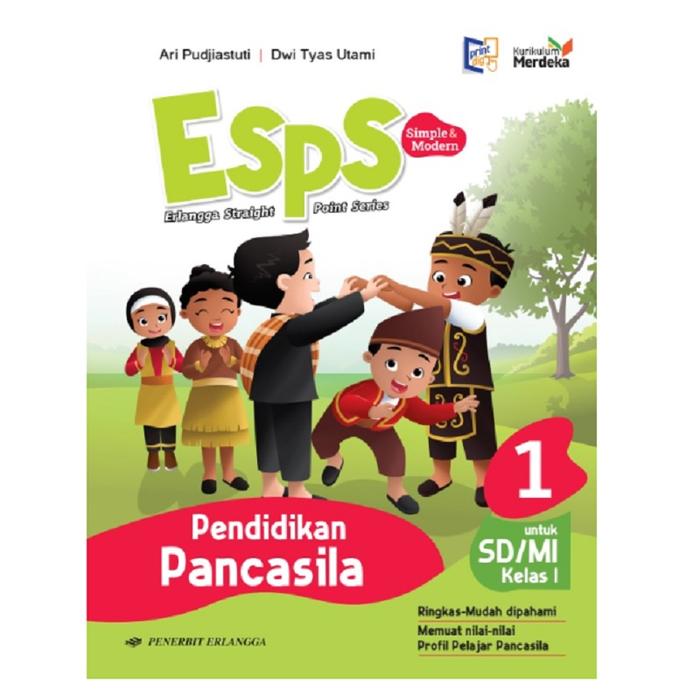 Gambar Erlangga ESPS Pancasila SD Mi Merdeka Revisi Kelas 1 2 3 4 5 6 - 1 SD dari Sahabat Buku Anak undefined Tokopedia