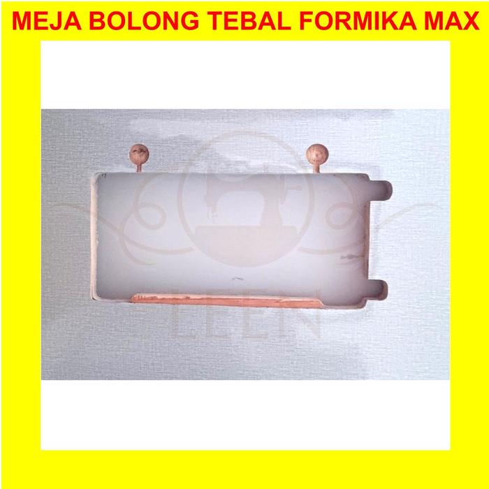 Gambar Meja Singer TEBAL Coklat Mesin Jahit Butterfly Tradisional Hitam LEEN - Putih dari Leen Mesin Jahit undefined Tokopedia