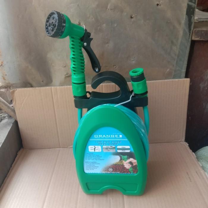 Gambar Orange Hose Reel Mini Set 10 Meter Selang Air Portable Set Gulung Terbaik 100% Original dari HAGIYrta235 undefined Tokopedia
