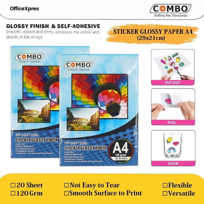 Gambar Kertas Foto A4 / Photo Paper Silky / Double Side Matte / Stiker Foto - Sticker 120Gr dari officeXpres undefined Tokopedia